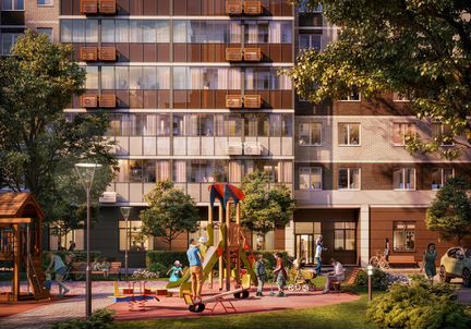 4-к квартира, 90.4 м², 6/14 эт.
