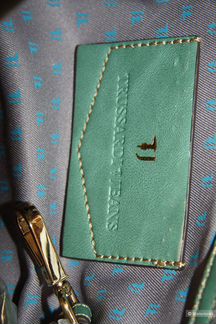 Trussardi сумка ручки бамбук