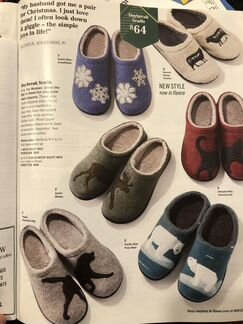 Сабо-тапочки L.L.Bean шерсть