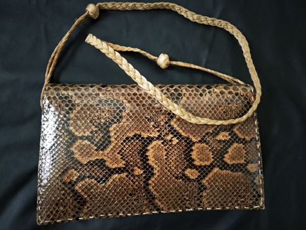 Сумка из натур кожи питона. Винтаж (77-78гг)