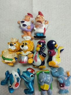 Игрушки из киндеров из разных коллекций 90-х годов