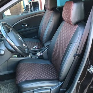 Модельные чехлы Рено Сандеро из экокожи