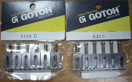 Gotoh S-21, S-102 (сёдла для гитары)