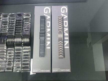 Garmin Quickfit 22 titanium metal dlc grey