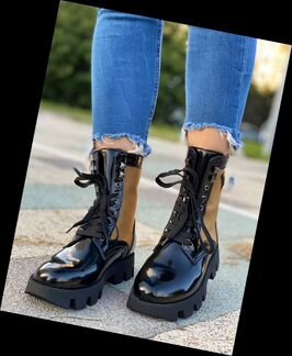 Ботинки кожаные