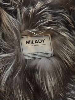 Шикарная вязаная шуба из чернобурки