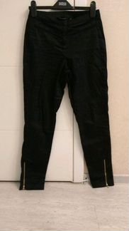 Черные брюки с молнией