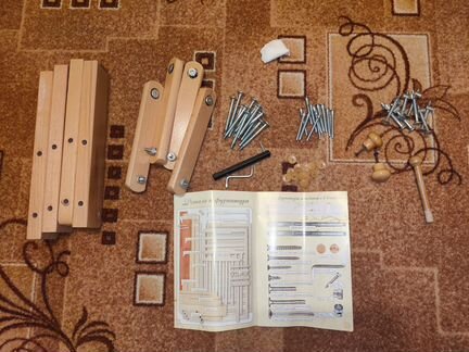 Детская кроватка с маятником 120-60 см + матрас