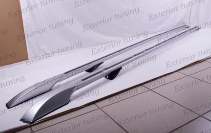 Рейлинги Land Rover Discovery 4 серебро