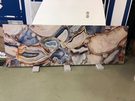 Крупноформатные Allux панели под мрамор