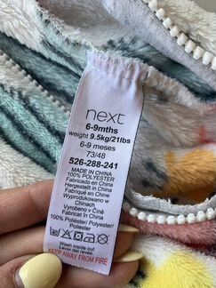 Флисовый комбинезон Next 74 размер