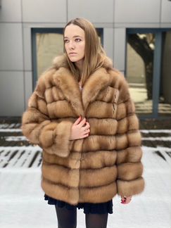 Шуба из куницы