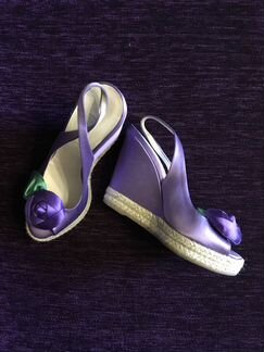 Шелковые туфли Prada,новые, оригинал, 35 р