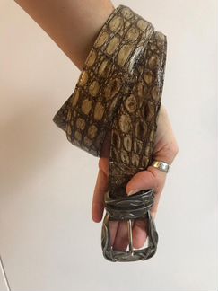 Мужской кожаный ремень эксклюзив