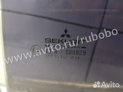 Стекло заднее правое Mitsubishi Carisma DA1A 4G92