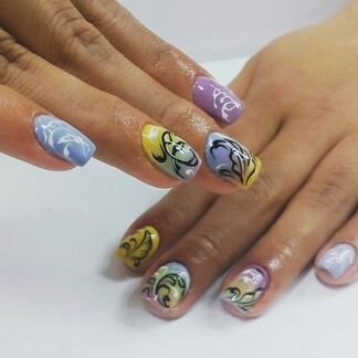 Маникюр, наращивание ногтей, шелак