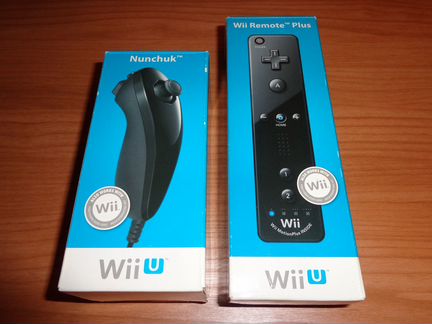 Wii Nunchuk и Wii Remote Plus (оригиналы)