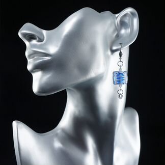 Серьги Морские (лэмпворк)