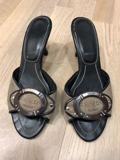 Шлепки Prada