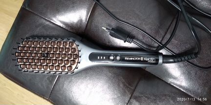 Расческа выпрямитель. Remington Keratin Protect мо