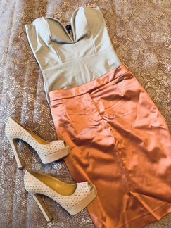 Юбка Gohn Galliano, Боди, Туфли Iceberg 36-37