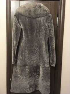 Пальто из мутона