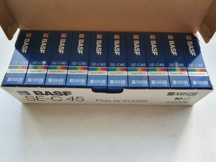 Видеокассета Super VHS-C basf SE-C45