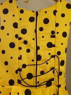 Платье в горох в стиле 1960х на 10-11 лет