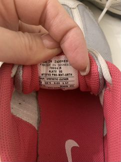 Кроссовки nike на девочку