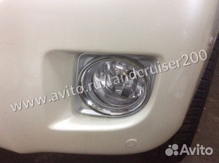 Противотуманки на land cruiser 200 lc200