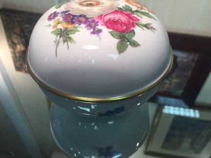 Шкатулка антикварная фарфор кайзер Германия