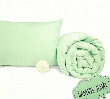 Одеяло и подушки бамбук