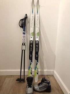 Лыжи детские беговые 110см комплект