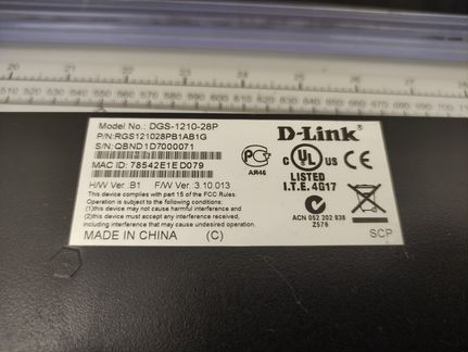 Коммутатор D-Link DGS 1210-28P