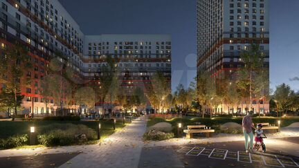 2-к квартира, 54.7 м², 11/16 эт.