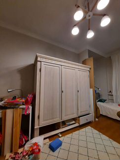 Шкаф для одежды из массива сосны