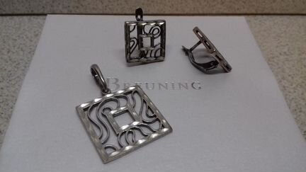 Серебряный комплект