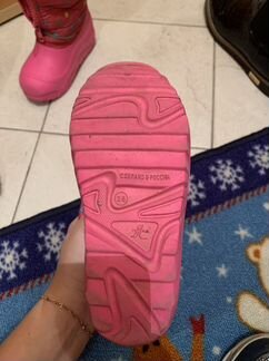 Галоши сапоги для девочки