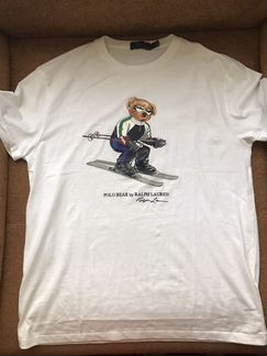 Футболка поло с медведем Ralph Lauren унисекс