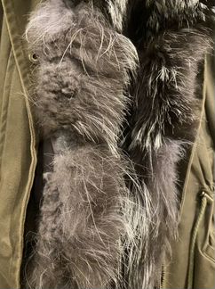 Парка с натуральным мехом