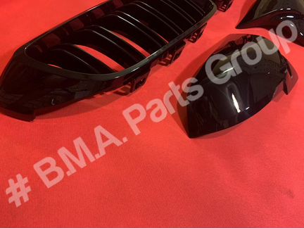 Решетки радиатора M6 Look+зеркала глянец Бмв F06