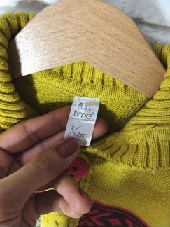 Вязаное платье 2года