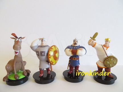 Игрушки на пробках из к/т. Три Богатыря Ход Конем