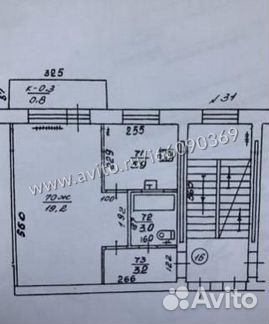 1-к квартира, 32.5 м², 4/5 эт.