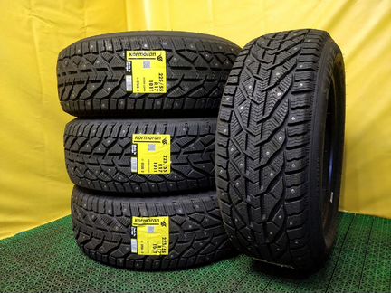 Зимние шины R17 225 55 17 шипы Kormoran новые