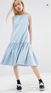 Джинсовое платье, сарафан ASOS White новый