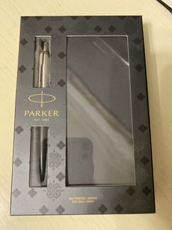 Parker Набор шариковая ручка Джоттер Блэк и блокно