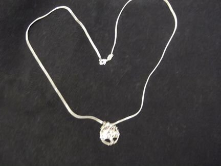 Серебро цепочка С кулоном