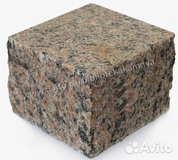 Гранитная брусчатка 100х200х50 Летнереченское