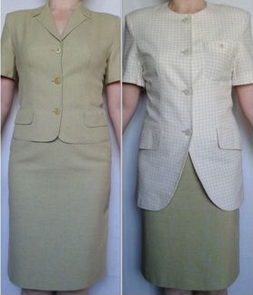 Костюмы летние женские в деловом стиле, р. 46